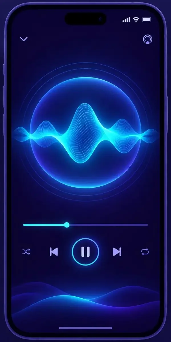 热瓜前线 APP 界面示意 热瓜前线 APP 夜间听读播放界面示意