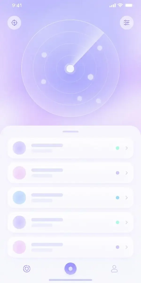 热瓜前线 APP 界面示意 热瓜前线 APP 吃瓜雷达界面示意