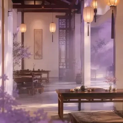花魁榜第五名的旧茶馆意象封面